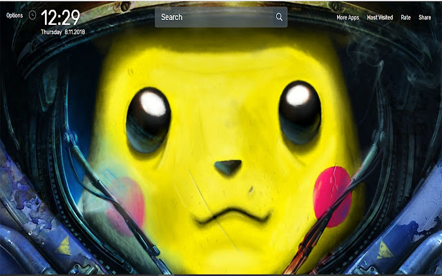 Pokemon Pikachu Wallpapers NewTab Theme