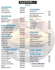 Little Hyderabad menu 1