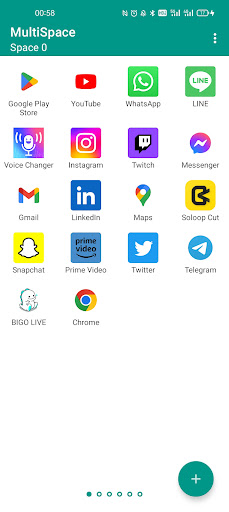 Screenshot Multi Space App : Clone App