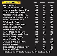 Jugadi Vadapav menu 1