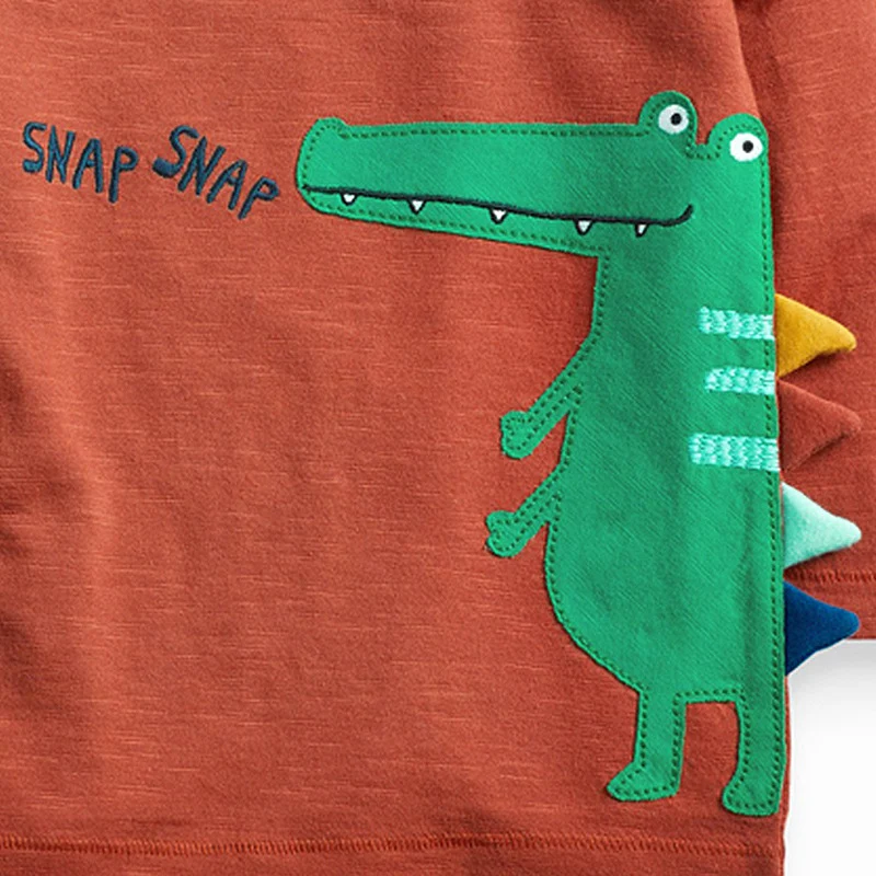 Title 6, Gebreid katoenen jongens T-shirt Zacht en comfo...