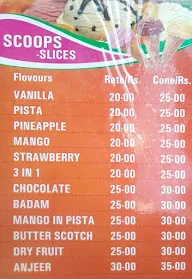 Snazzy Ice Cream menu 4