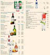 Country Club De Goa menu 1