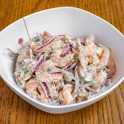 Creamy Dill Shrimp Bowl