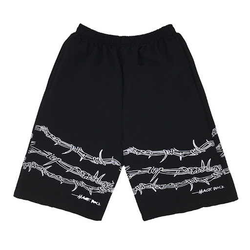 Title 5, Mens Loose Casual Shorts Dark Line Harajuku St...