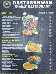 Chandusri Family Restaurant menu 1