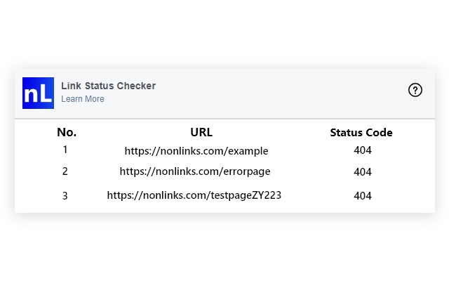 On-Page Link Status Checker chrome extension