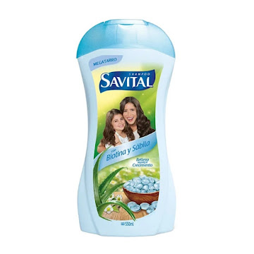 Shampoo Savital Biotina Y Sábila Extrafamiliar x 550 ml  