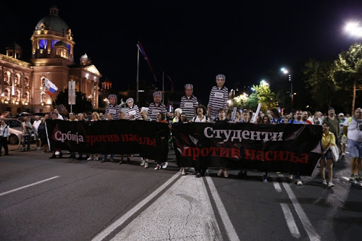 Završen 22. protest protiv nasilja u Beogradu