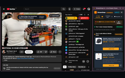 StreamSnap AI — Live Stream Visual Shopping screenshot 3