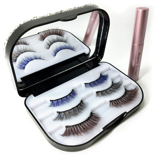 Title 4, Colored Magnetic False Eyelashes with Liquid Ey...