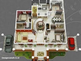 3D House Plans Wallpaper Screenshot