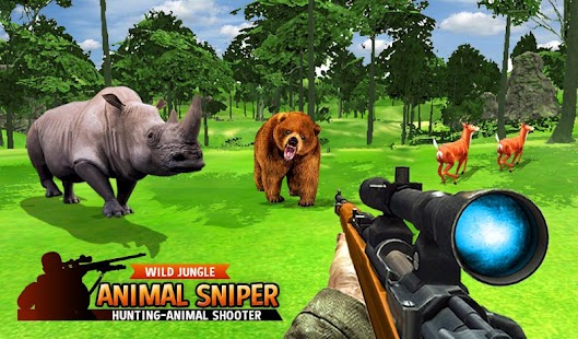 Wild Jungle Animal Sniper Hunting - Animal Shooter 1.1 APK + Mod (Uang yang tidak terbatas) untuk android