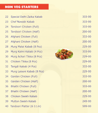 Delhi Zaika menu 4