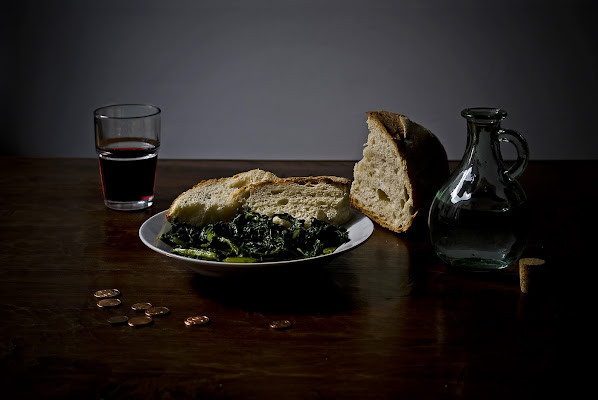 Ridotti a pane, cicoria e vino annacquato di mariarosa-bc