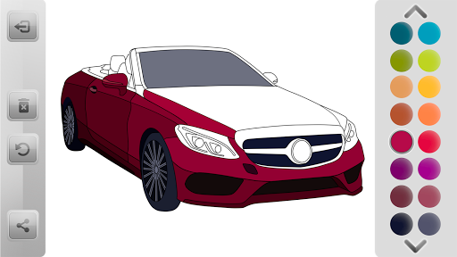 Screenshot World Cars Coloring Book