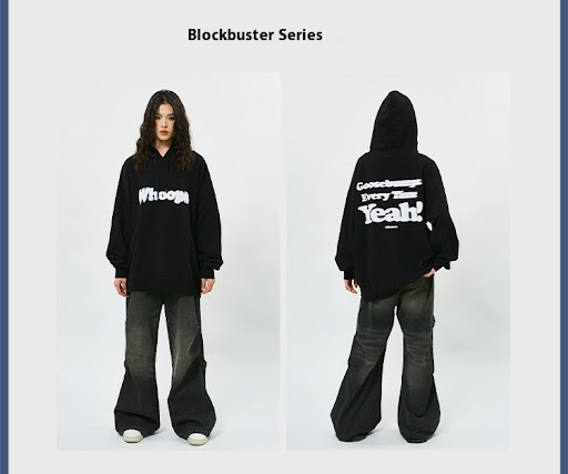Title 12, Cotton Terry Sweater American Fashion Brand Fuz...