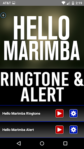 Hello Marimba Ringtone Alert