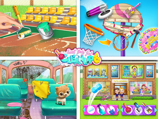 Sweet Baby Girl Cleanup 6 - School Cleaning Game screenshots 19