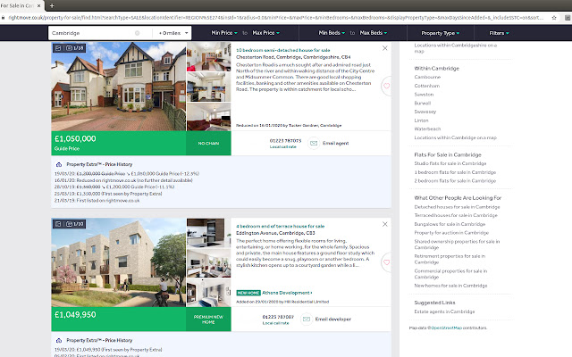 Property Extra chrome extension