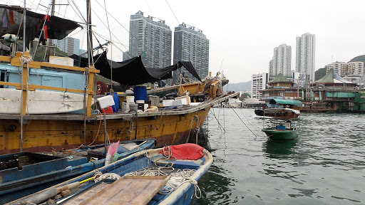 Sampan Boat Tour Hong Kong China 2016