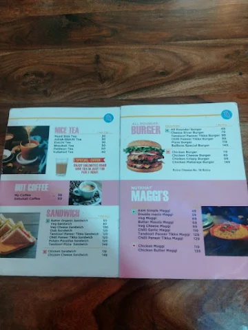 Baillons Crake Cafe menu 