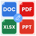 Icon Edit Word, XLSX - PDF Reader