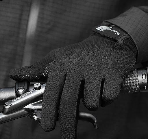 Title 10, Bicycle Riding Long Finger Gloves with Shock Ab...