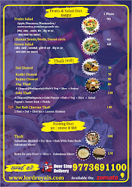 Lord Royals menu 4