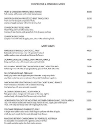 Amour Bistro menu 8