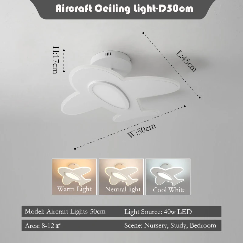 Title 3, Simple and Creative LED Bedroom Light Modern am...