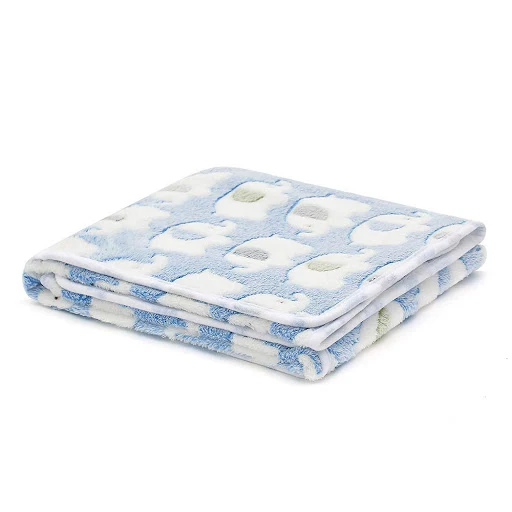 Cozy Warm Pet Blankets Cute Pattern Dog Blanket Flannel Throw for Small Medium Large Pet Puppy Dog Cat Cushion Bed Mat i