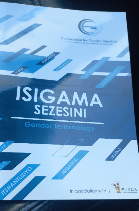 The Commission for Gender Equality's isiXhosa gender terminology booklet.