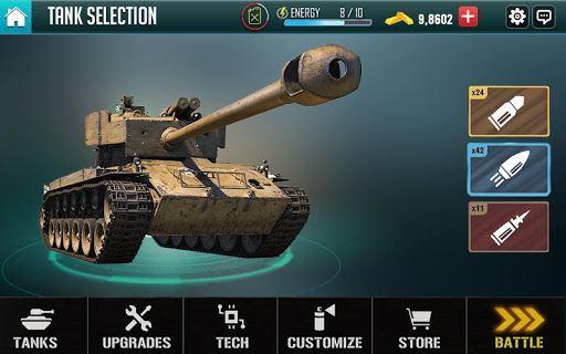 Code Triche Tank Battle 3D-Army War Machines  APK MOD (Astuce) 3