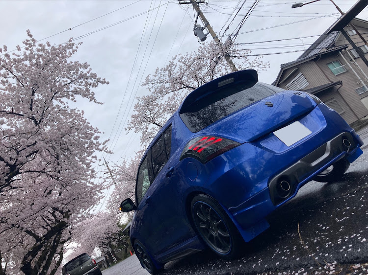 スイフトスポーツのSUZUKI・ドライブ・石刀神社・桜と愛車・カメ活に関するカスタム事例の投稿画像5枚目