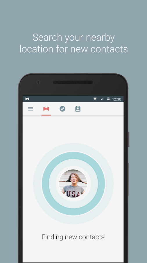    The new contacts app- screenshot  
