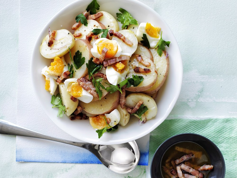 RECIPE | Potato salad with bacon and egg vinaigrette