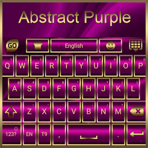 Abstract Purple Go Keyboard