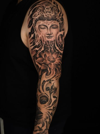 Flow Of Buddha Tattoo