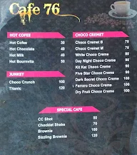 Cafe 76 menu 4