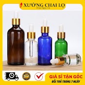 Chai Lọ Chiết Serum [15Ml, 20Ml, 30Ml, 50Ml] Bóp Giọt Siêu Rẻ Vỏ Đựng Tinh Dầu Thủy Tinh, Chiết Mỹ Phẩm Du Lịch