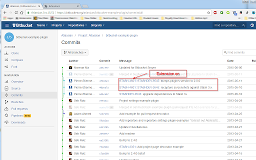 Bitbucket JIRA Linker