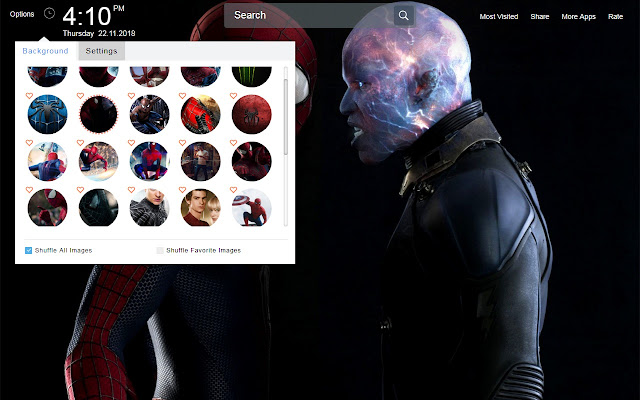 Spiderman Wallpapers Theme New Tab