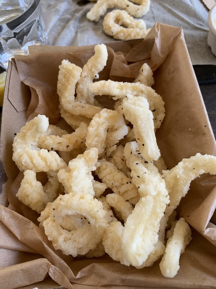 Gluten-Free Calamari at The Captain's Daughter