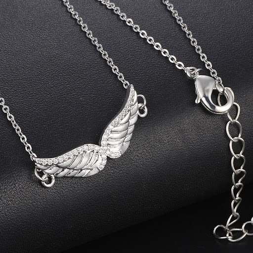 Title 5, Angel Wing Necklace Clavicle Chain