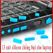 Bộ 13 Nút Silicon Chống Bụi Các Cổng Laptop (Màu Ngẫu Nhiên)