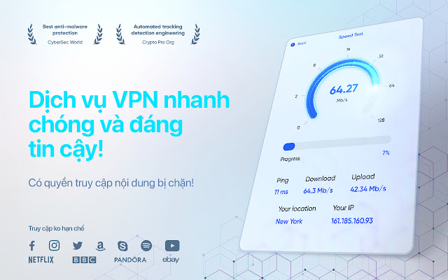 Troywell VPN Lite - proxy VPN không giới hạn