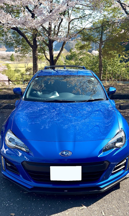 BRZの朝スタ♪( 'ω' و(و フリフリ・今年も撮れました🌸・サクラと愛車・宮ヶ瀬って来た⛰️に関するカスタム事例の投稿画像5枚目