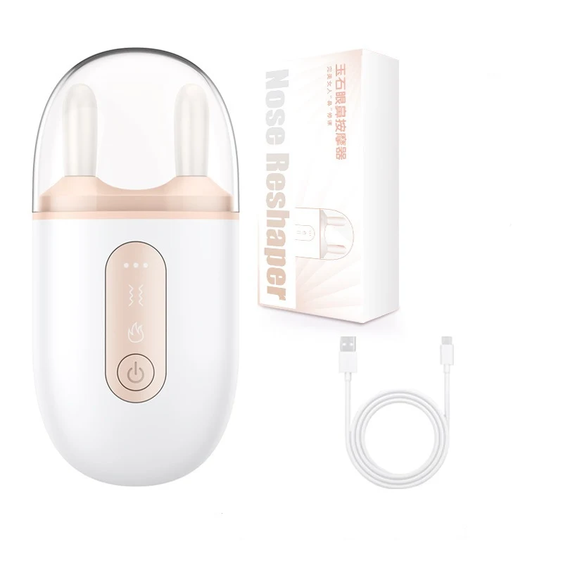 Jade Portable Nose Bridge Massage Red Light Nose Beauty Increased Electric Razor Nose Device