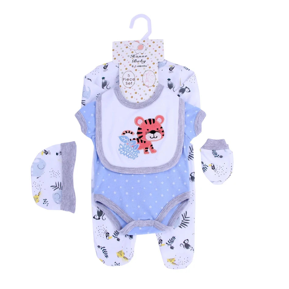 Ensemble Onesie Bébé Garçons et Filles Un An Vêtements Confortables et Pratiques Idéals pour les Tout-Petits Faciles à Enfiler et à Laver